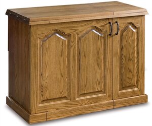 40"-80" Wide Sewing Cabinet with Crown Raised Doors