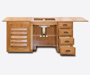 Compact Sewing Machine Cabinet