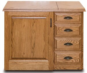 Compact Sewing Machine Cabinet