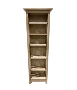Outlet: Handcrafted Oak Wood Small Bookcase In-Stock