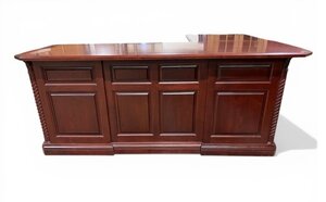 Outlet: Handcrafted Walnut Wood L-Shaped Desk In-Stock