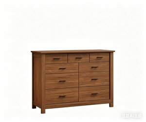Legacy Slat 9-Drawer Dresser with Optional Mirror