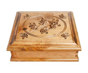 Silverware Chest with Roses Lid