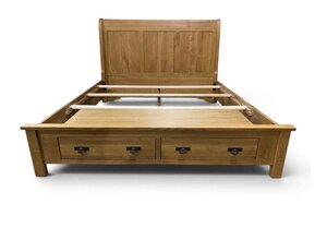 Outlet: Handcrafted Edna Heirloom Sleigh Bed In-Stock