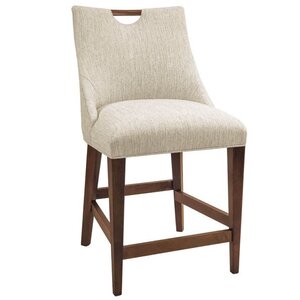 Woodland Contemporary Upholstered Counter or Bar Stool with Swivel Option