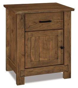 Legacy Slat 1-Drawer, 1-Door Nightstand