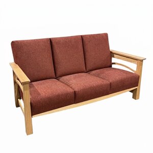Outlet: Handcrafted Oak 76" Sofa with Performance Fabric In-Stock