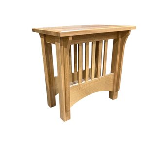 Outlet: Quarter Sawn White Oak Mission End Table In-Stock