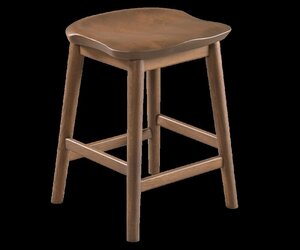 Topanga Solid Wood Counter or Bar Stool