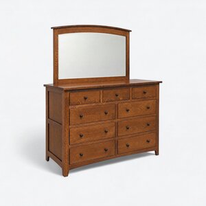 Handies Peak Mission 9-Drawer Dresser with Optional Mirror
