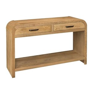 Arcus Modern Curved Sofa Table