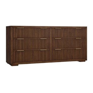Tambour Low Dresser with Optional Mirror