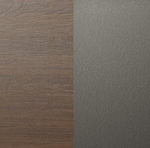 Berlin Gardens Poly Color Sample - Brazilian Walnut & Black