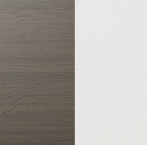 Berlin Gardens Poly Color Sample - Coastal Gray & White