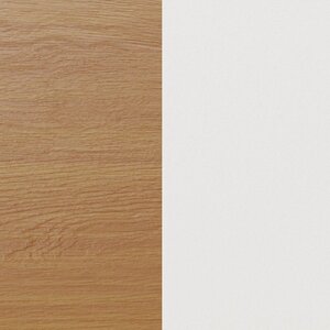 Berlin Gardens Poly Color Sample - Teak & White