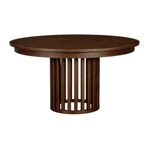 Tambour Round Extension Dining Table