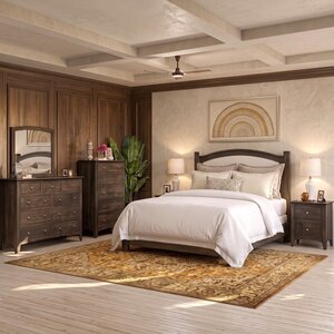 Great Miami Royal Upholstered Headboard Bedroom Set