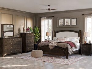 Great Miami Royal Upholstered Headboard Bedroom Set
