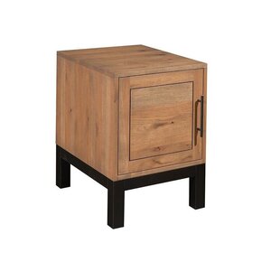 Moderne Block Leg Side Table