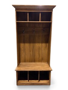 Outlet: Elm Handcrafted Milfay Solid Wood Entryway Hall Bench In-Stock