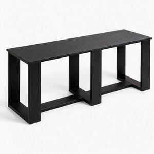 Poly Outdoor Contemporary Backless Bench