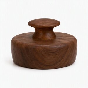 American Made Walnut Wood Extra Large Biscuit Cutter Baking Tool In-Stock