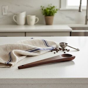American Made Contemporary Walnut Wood Multi-Purpose Cooking Utensil In-Stock