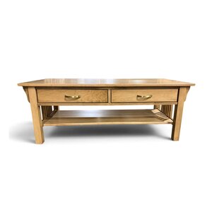 Outlet: Hard Maple Lexington Mission Coffee Table In-Stock