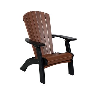 Poly Outdoor Majestic Raised Folding Adirondack Chair
