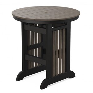 Poly Outdoor Farmhouse Round Mission Table