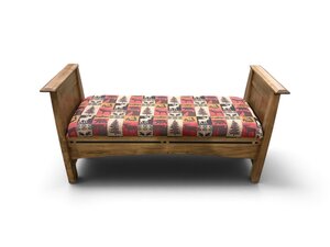 Outlet: Hickory Colorado Springs Mission Bedroom Storage Bench In-Stock