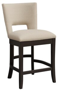 Sterling Upholstered Low-Back Counter or Bar Stool with Swivel Option