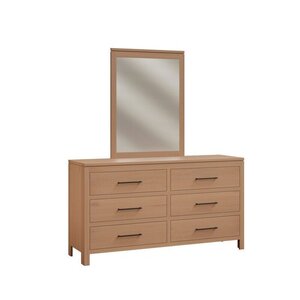 Williamsburg 6-Drawer Dresser with Optional  Mirror