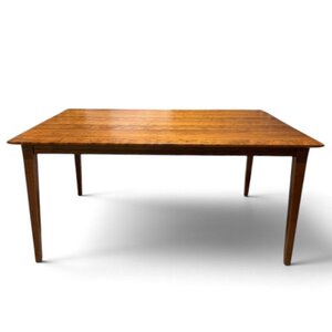 Outlet: Cherry Mid Century Modern Leg Dining 42"x64" Table In-Stock