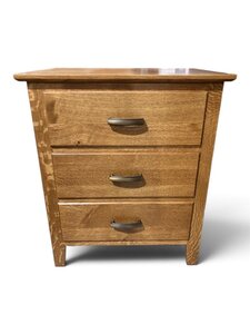 Outlet: Oak Shoreview Three-Drawer Nightstand In-Stock