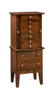 Handcrafted Shaker Jewelry Armoire Cabinet