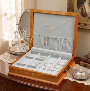 Handcrafted Solid Wood Jewelry Box