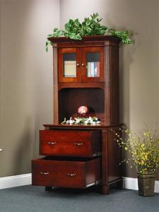 Artisan Reserve Executive Lateral File Cabinet with Open Hutch Top