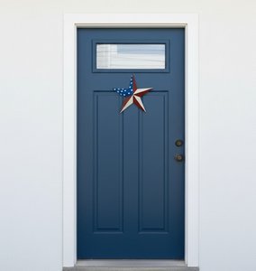 Painted Patriotic American Barn Star 16"
