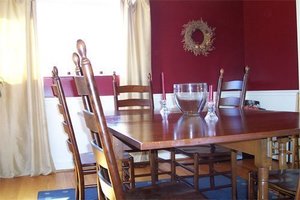 Ladder Back Chair at a table