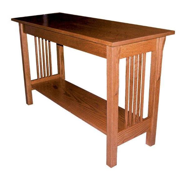Prairie Mission Sofa Table With 2 Drawers From Dutchcrafters Amish Mission Sofa Table With 2 Drawers