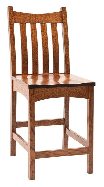 Amish Cornelius Mission Bar Stool
