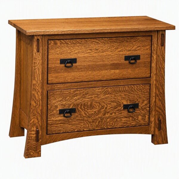 Whiteridge Mission Solid Wood Lateral File Cabinet
