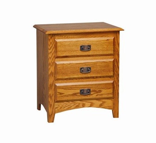 Amish Monterey 3 Drawer Nightstand From Dutchcrafters Amish Furniture