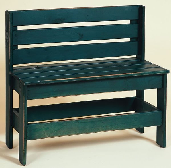 Pine Slat Bench From Dutchcrafters Amish Furniture