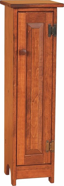 Amish Pine Wood Cd Storage Cabinet