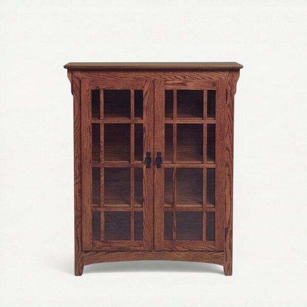 Double Door Small Mission Bookcase