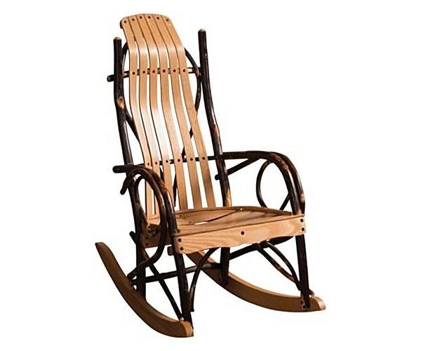 Rustic Furniture - Amish Hickory Child Rocker