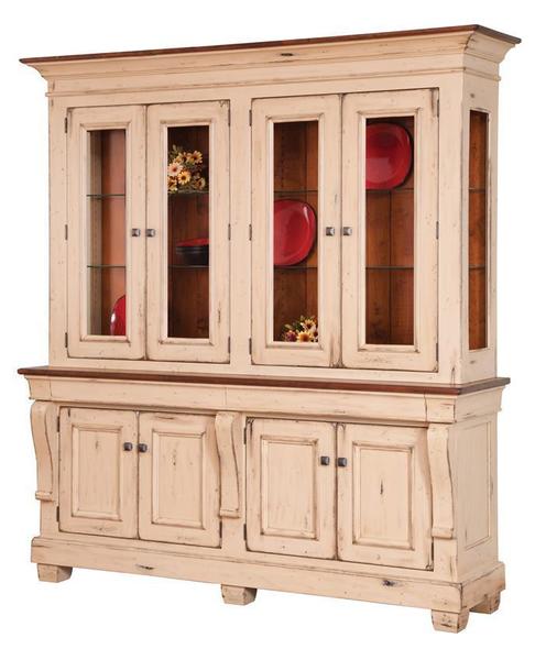 French Country Four Door China Cabinet From Dutchcrafters Amish French Country Four Door China Cabinet, French Country China Cabinet