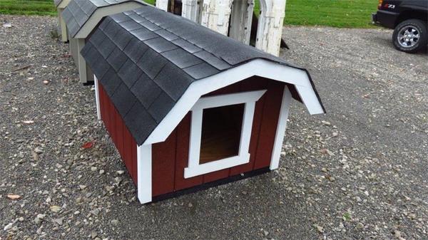dog house made of wood